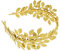Frcolor Bridal Stirnband Golden Leaf Barock Kopfschmuck Vintage Bridal Zubehör