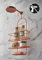 Metaltex serie Reflex Copper - Supporto doccia 3 piani - (403502)