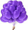 Lila luftballons - 100% Reiner NATURLATEX - Premium Qualität - Latex Party Ballons - Metallic Ballons - Geburtstag Dekoration - Bunte Luftballons 100