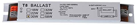 cdhgsh T8 220-240 V CA 2x30 W Reattore elettronico ad Ampio voltaggio Reattore Lampada Fluorescente C #