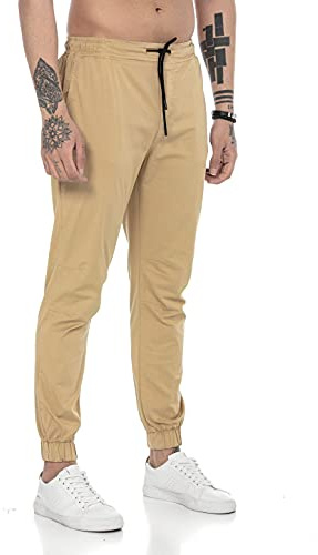 Redbridge Hose Herren Freizeithose Jogger Chino Baumwolle Gummibund
