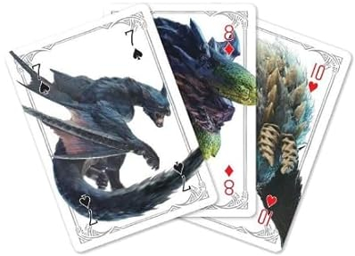 SAKAMI - Monster Hunter - World Ice - 52 Spielkarten - Poker, Kartenspiel, Deck, Playing Cards - original & lizensiert
