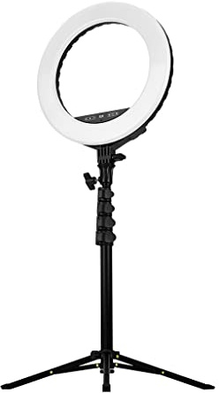 Streamplify Light 14 Ringlicht Mit Stativ 36 cm - Premium LED Ringleuchte Mit Handy Halterung - 14″ Ring Light - 2250 Lumen - 4 Farbtemperaturen
