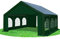 Stabilezelte Partyzelt 5x6m Modular Professional PVC 500 g/m² mit Fenster GRÜN