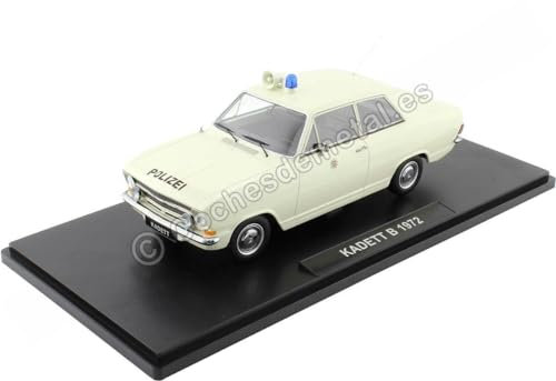 KK-Scale KKDC180646 - Opel Kadett B Police Germany 1972 - maßstab 1/18 - Sammlerstück Miniatur
