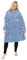 Disney Lilo and Stitch Ladies Blue Hoodie, Oversized Fleece Blanket Hoodie