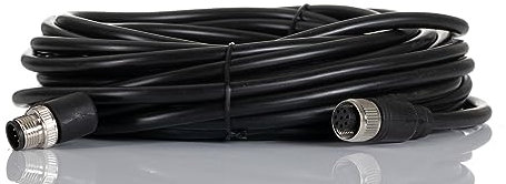 RS PRO konfektioniertes Sensorkabel 8-adrig, Buchse gerade / M12 Stecker gerade, Länge 10m