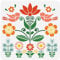 BENECREAT Blumenschablonen, 30x30cm Kunststoff-Schablonen Zum Zeichnen von Vögeln, Wiederverwendbare Malschablone Für Scrapbooking, Zeichnen, Heimwerken, Möbel, Wand, Boden, Stoffdekore