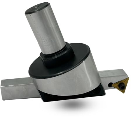 ASSORTS 2 Inch (50mm) Straight Shank Fly Cutter with Indexable Carbide Tool Bit, Precision Face Milling & Surface Finishing Tool for Milling Machines and Lathes