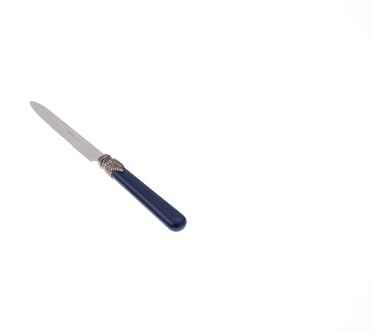 Rivadossi Sandro 1606COT05 Set di Coltelli da Tavola, 6 Pezzi - Classic - 100% Made in Italy, Artigianalità e Design, Acciaio Inox 18/10,Blu