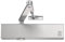 TS 50 (EN 2-6) Türschließer neu mit SGS RAL 9006 ECO silber und mit Scherengestänge und Montageplatte; EN 1154; Türbreite maximal: 1.400 mm
