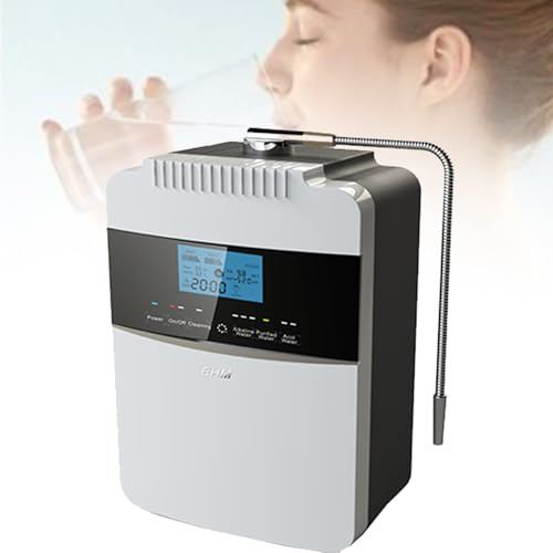 Ionizador Agua Alcalina Inteligente,7 Configuraciones Agua,Filtración Agua Para El Hogar Ph2.5-11.2, Hasta -850 Mv Orp,10000 L Por Filtro,Con Voz Inteligente,110V