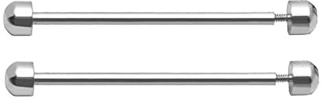 DABAIXIONG 2Pcs Watch Strap Screw Tube Rods Friction Pin Clasp Bracelet Fixng Part For Wristwatch Repair Accessory 16/18/20/22mm Watch Screw Tube Rod 16/18/20/22 Mm Watch Strap Screw Pin