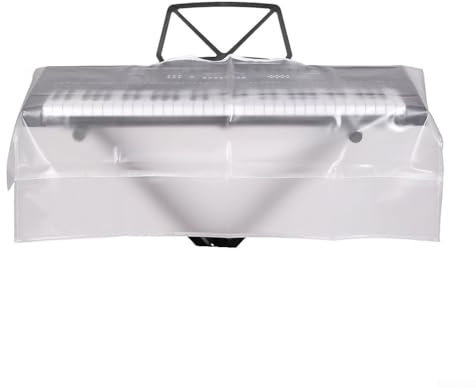 Lastdaytime Housse de clavier étanche transparente pour piano électronique 61 et 88 touches (88 touches)