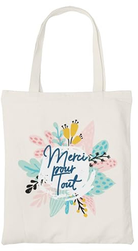 Zinello Design – Tote bag 100% coton réutilisable, anses longues – plusieurs designs : Futur Papa, Retraite, Maîtresse, Marraine, Mamie, Girl Power, Feminism