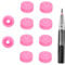 VINTORKY Nail Drill Dust Protector Caps 10 Pack Nail Art Tools Cover Grinding Head Caps for