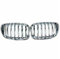 yinmeichun Kühlergrill für BMW X5 E53 2004 2005 2006, Auto Front Kühlergrille -Radiator Grille Stoßstange, Verschleißfest Wetterfest Einfach Zu Bedienen