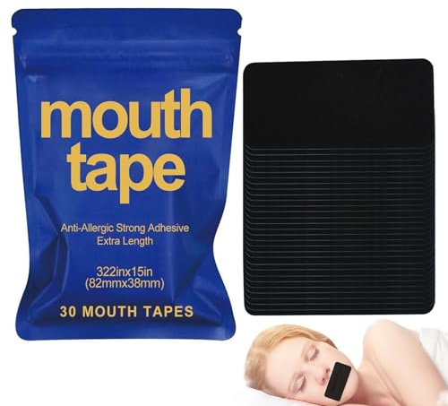 Mouth Tape&Nasal Strips,Mouth Tape For Sleeping,Mouth Tape For Snoring Nose Tape For Sleeping,Mouth Tape For Snoring,Improved Nasal Breathing,Develops Nasal Breathing HabitsStrong But Gentle Adhesion