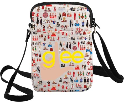 WZMPA Glee Musical Crossbody Bag Rachel Berry Fans Geschenke Broadway Glee Umhängetasche Glee Will Schuster Merch, Gee Cb, medium