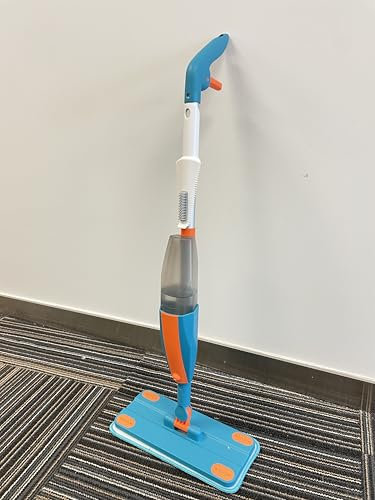 BAYMI Kids Spray Mop - Toddler Cleaning Toy Set with Real Water Sprayer & 2 Washable Pads - Montessori Mini Mop & Sweeper - Interactive Learning Toys for Kids Ages 3+
