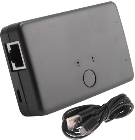 Pqahffowr Mini 2 porte Rj45 LAN Hub Network Switch Box Computer Ethernet Internet Adapter Rj45 Splitter Switch