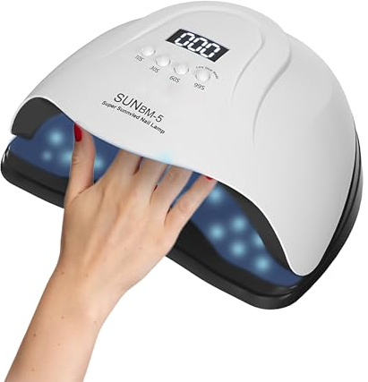 UV Lamps for Gel Nails / 280W UV Nail Lamp with 66 Beads, Large LED Display, Auto Sensor and 4 Timer Settings for Fingernails and Toenails/UV Nail Lamp for Home and Salon Use (280W 66 Beads)