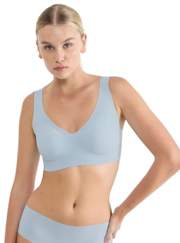 Sloggi Damen BH Zero Feel 2.0 Bralette/ohne Bügel/mit Polsterung/Pull-On