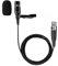 Genérico Centraverse Micrófono lavalier Condensador para Shure BLX1 Transmisor inalámbrico Bodypack, Micrófono de Solapa con Mini Conector XLR de 4 Pines, Color Negro