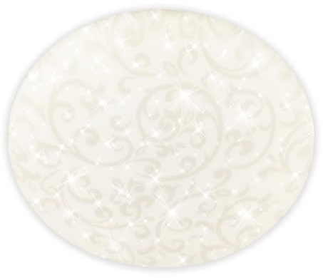 BRILONER - LED Ceiling Light with Starry Sky, Neutral White, Floral Pattern, LED Light, Ceiling Lights for Living Room, Bedroom, Lounge, 27.8x6.5 cm, White