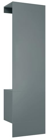 InnoFurn Garderobe Nivo, Minimalistische Flurgarderobe mit Push-to-Open, Made in Germany Eingangsmöbel, Eukalyptos Grün (52 x 193 x 35 cm)