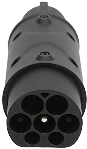 ZJchao Typ 2 1 Typ 2 auf 1 Ladegerät-Anschluss, Universeller EV-Adapter mit UL94-V-0 Flammschutzmittel IP54-Schutz 16 A 32 A 230 V
