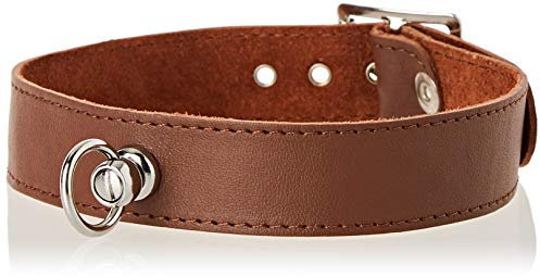 Rimba Halsband 2.5 cm weit Braun