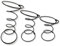 Spiralfeder Wellenunterfederung aus Stahldraht Federung - für Polstermöbel, Sofas, Sessel, Stühle und Matratzen - 6 Umdrehungen, Set 4 Stück