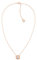 Tommy Hilfiger Jewelry Halskette mit Anhänger für Damen aus Edelstahl verziert mit einem Kristall - Erhältlich aus Rotgold oder Silber