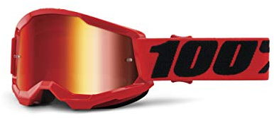 100% Unisex-Child Strata 2 Sunglasses, Rot, Kinder