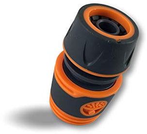 Raccord de tuyau d'arrosage | Pour jonction tuyaux Ø 15 mm avec tétines standards | Matériau PP et ABS | Résistant au gel | Longue durée de vie | Kibros JRA15