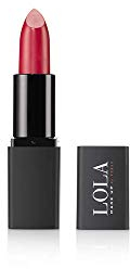 Lola Make-Up Intense Color Lippenstift, reichhaltige Pigmentierung, langanhaltend, angereichert mit Hyaluronsäure, Vitaminen und Mangobutter, vegan Nr. 008 himbeerrot