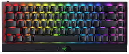 Razer BlackWidow V3 Mini HyperSpeed - Phantom Pudding Edition - Wireless Mechanical Gaming Keyboard (Yellow Switch) 65% size.