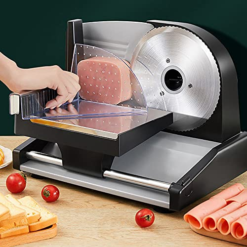 Electric Slicer for Bread Meat Slicer Household Desktop Lamb Slice Vegetables Bread Hot Pot Ham Meat Machine Adjustable Thickness