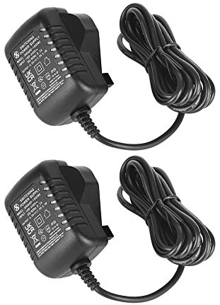 Security-01 2-Pack AC to DC 6V 1A Power Supply Adapter, Plug 5.5mm x 2.1mm, Center Positive
