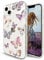 JIAXIUFEN Clear Case Compatible with iPhone 14 Gold Plating Butterfly Design Protective Shockproof Slim TPU Military Drop Protection Girl Women Phone Case 6.1 2022 Colourful