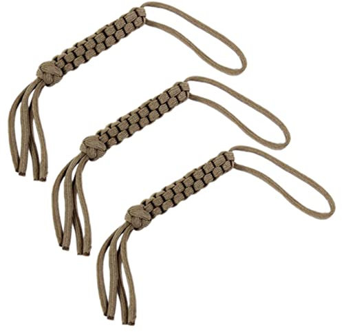 Organisytlagg 3X Quadrat Geflochtenes Messer Lanyard - Khaki