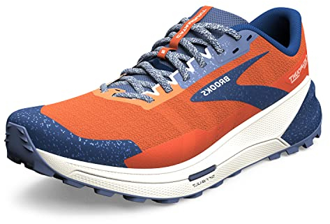 Brooks Herren Catamount 2 Sneaker, Firecracker Navy Blue, 43 EU