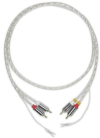 Project Connect IT E Phono - RCA-RCA con cable de audio de tierra (solo 1,23 m)