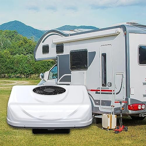 PASPRT Air Conditioning Systems, 2200w 12v/24v Rv Caravan Air Conditioner for Travel Trailer, Long-lasting Battery Life, Electric Inverter Refrigeration (12v)