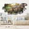 tjapalo® vz22N 3D Wandtattoo Kinderzimmer Name Deko Jungenzimmer Dino Wandtattoo T-Rex Wandsticker Kinderzimmer junge Name wandbilder dinosaurier, Größen Name: B50xH24cm