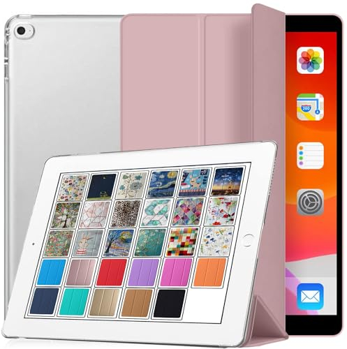 iPad Air 2nd Gen 9.7 2014 Cover A1566 A1567 MGLW2LL/A MGL12LL/A MH0W2LL/A MGKM2LL/A MH182LL/A MGKL2LL/A MGTY2LL/A MH1J2LL/A MGTX2LL/A MH2V2LL/A MH2W2LL/A MH2U2LL/A MH2N2LL/A MH2P2LL/A Rose Gold
