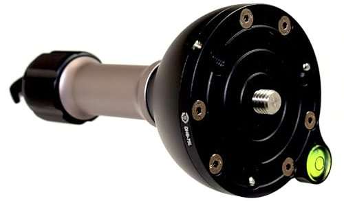 Desmond DHB-75L 75mm Leveling Half Ball Adapter for Video Bowl Tripod Long Handle + Bubble Level + Sandbag Hook