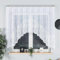 Gardine Kinga Fertiggardine Jacquard Kräuselband (300x140cm)