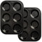 Topero Kitchenware Non Stick Baking Trays- 6 Cup Yorkshire Pudding Tray Set- Durable Carbon Steel Muffin Trays, Cupcake Tray, Buns Tray or Deep Mince Pie Baking Tray- Non Stick Oven Tray 1 Pack